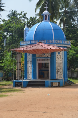 christliche kapelle in cochin indien