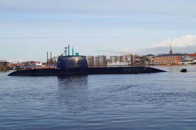 U-Jagdboot " INS Tanin" in Wilhelmshaven