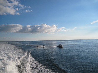 Wasserski auf der Nordsee