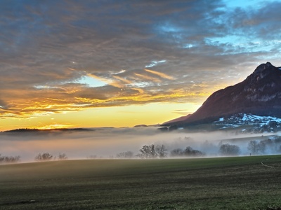 Abends im Winter