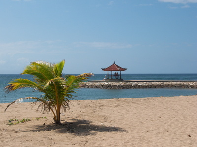 Tempel am Strand von Bali