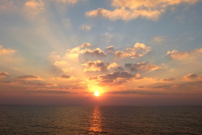 Sonnenuntergang im Persischen Golf 1