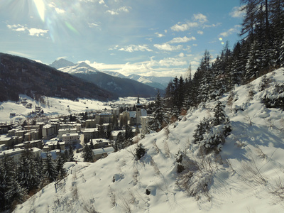Das Dorf Davos