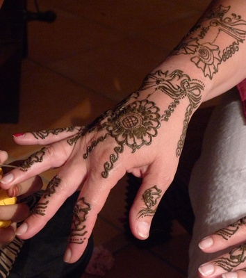 Henna-Hochzeitsbemalung I