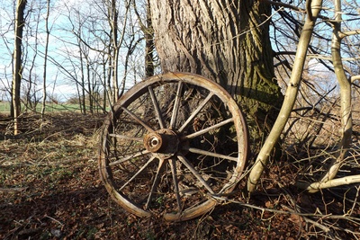 Das alte Wagenrad