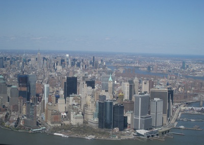 Manhattan/New York- Blick vom Helikopter
