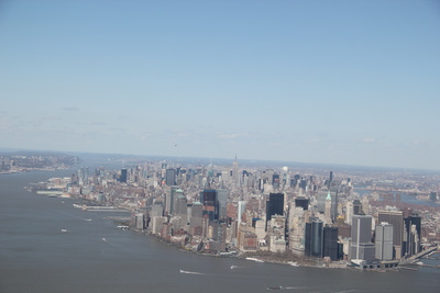 Manhattan Blick vom Helikopter