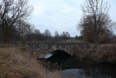 Die alte Brücke im Februar