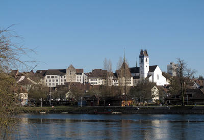 Aarau mit Stadtkirche