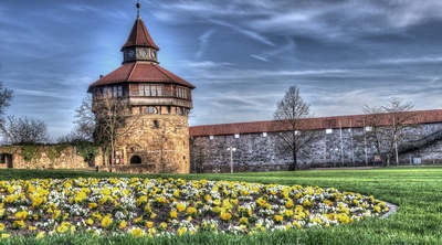 Esslinger Burg mit "Dickem Turm"