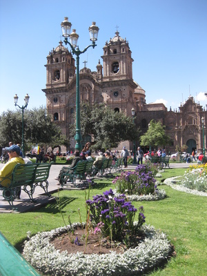 Platz in Cusco/Peru