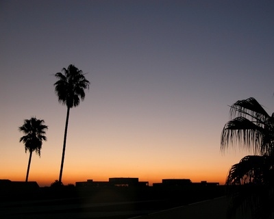 Sonnenuntergang Los Angeles