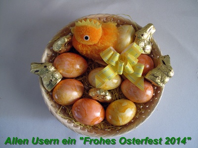 Allen Usern ein "Frohes Osterfest 2014"