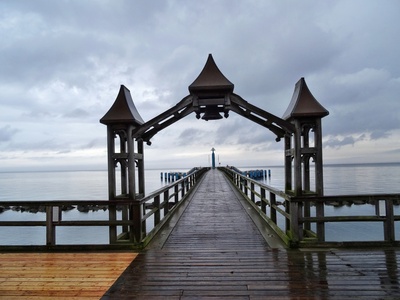 Seebrücke in Selin