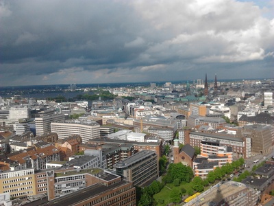 Hamburg von oben (Panorama)