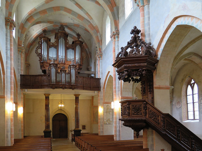 St-Ursanne: Blick in die Kirche