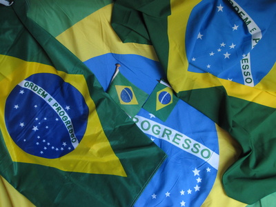 Brasilianische Flaggen-Deko