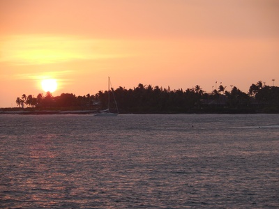 Hawaii - Sonnenuntergang bei Kona