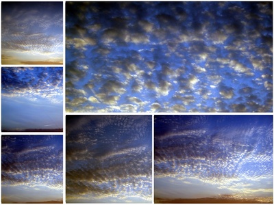 Wolkenspiel am Abendhimmel