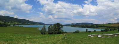 Oberösterreich: Irrsee-Panorama