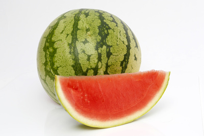 Melone und Scheibe