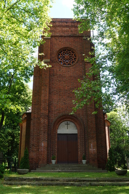 Auferstehungskirche, auf dem Evangelischen Friedhof in Rathenow