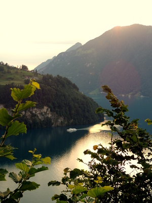 Sonnenuntergang über dem Vierwaldstättersee 3