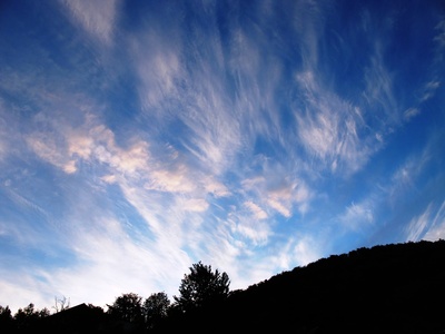 Wolkenbild am Abend