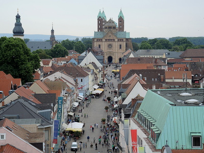 Speyer - Blick auf den Dom