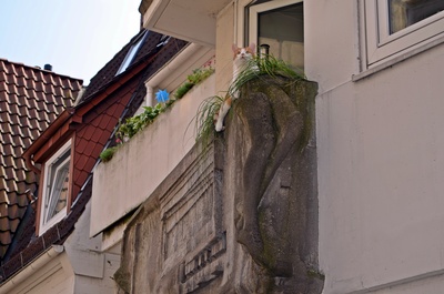 Alles im Blick auf dem Balkon