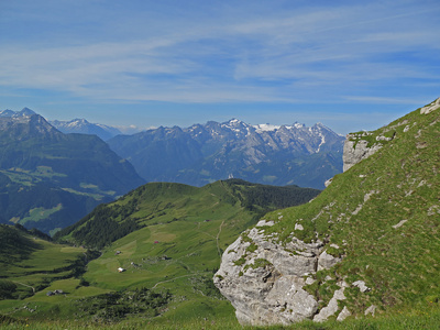 Sicht über das Reusstal hinweg