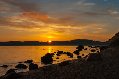 Abendstimmung am Strand Abendstimmung am Strand