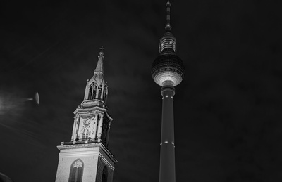 Fernsehturm und Marienkirche Berlin