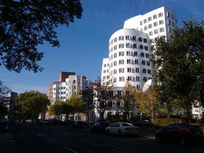 Düsseldorf Gehry-Bauten Unterbilk Medienhafen