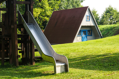 Ferienhaus mit Spielgerät