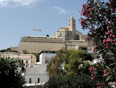 Ibiza-Stadt, Blick zum Kastell
