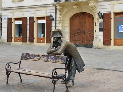 Statue im Zentrum von Bratislava