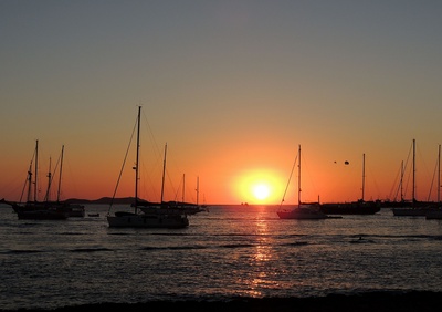 Sonnenuntergang auf Ibiza