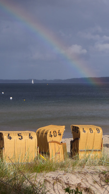 Regenbogen an der Ostsee