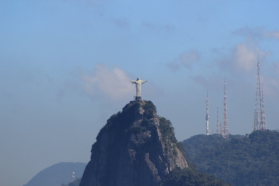 Corcovado m. Christusstatue ..Aussicht vom Zuckerhut
