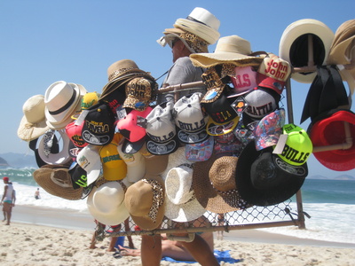 Strandverkäufer an der Copacabana