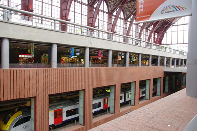 Bahnhofanlage in Antwerpen 2