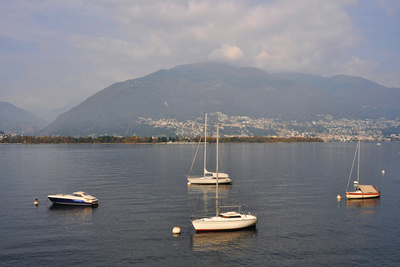 Nebeltag am Lago Maggiore