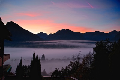 Sonnenaufgang bei Oberstdorf