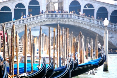 Venedig Gondeln