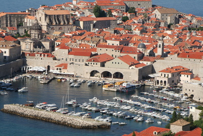 Blick auf den Hafen von Dubrovnik