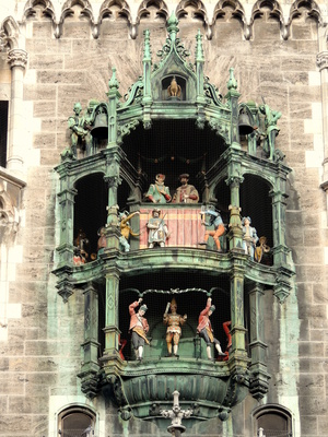 Glockenspiel am Münchner Rathaus