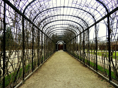 Laubengang im Schlosspark