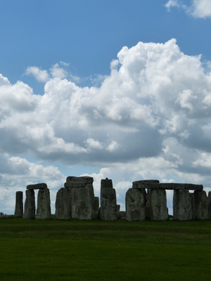 Wolken über Stonehenge