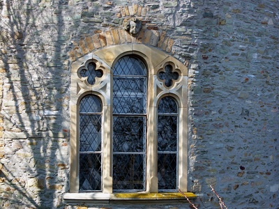 Historisches Fenster zu Schloss Dhaun
